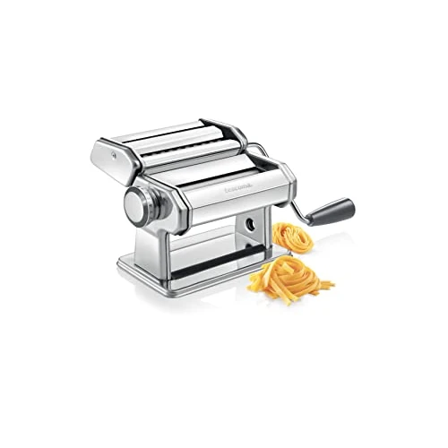 Oferta limitada: Tescoma 428694 Máquina de pasta casera para fideos, fettuccine, fideos y lasaña, línea GrandCHEF, acero inoxidable de 59.90 € a 49.99 € (ahorro 17%)