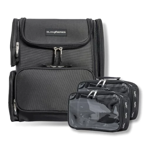 Offre limitée : GlamSeries GlamPacker Trousse de Maquillage, Sac à Dos Ergonomique et Extensible, Pochette maquilleur de beauté avec Compartiment Isolant, pour maquilleurs et coiffeurs de 144.99 € à 79.74 € (45% de remise)