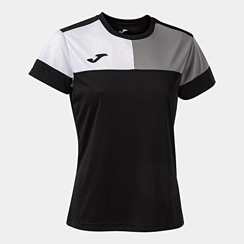 Joma Camiseta Manga Corta Crew v Negro Gris Blanco
