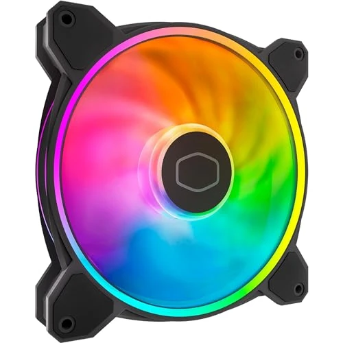 Offre limitée : Cooler Master MasterFan MF140 Halo2 ARGB - Ventilateur de Boîtier 140mm, Éclairage ARGB à Double Boucle, Roulement Rifle, Pales Air Balance Agrandies avec Capteur Anti-Blocage & Driver IC Amélioré de 22.99 € à 15.76 € (31% de remise)