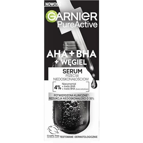 Offerta a tempo: Garnier Pura pelle siero anti-imperfezioni con acido AHA, BHA e carbonio, 30 ml - 38% da 11.99 € a 7.42 €
