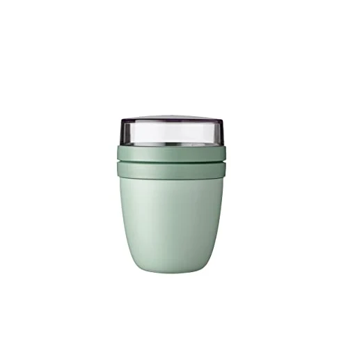 Limited-time offer: Mepal overnight oats jar - Practical Yoghurt Cup & Muesli Cup - Separate Compartments for Yoghurt & Muesli - Suitable for Freezer, Microwave & Dishwasher - 500 ml + 200 ml - Nordic Sage from 17.99 £ to 17.99 £ (save 0.00%)