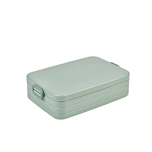 Limited offer: Mepal – Lunch Box Take a Break Large – Lunch Box To Go - For 4 Sandwiches or 8 Slices of Bread – Suitable for the Dishwasher - 1500 ml - Nordic Sage from 10.09 EUR to 8.88 EUR (save 12%)