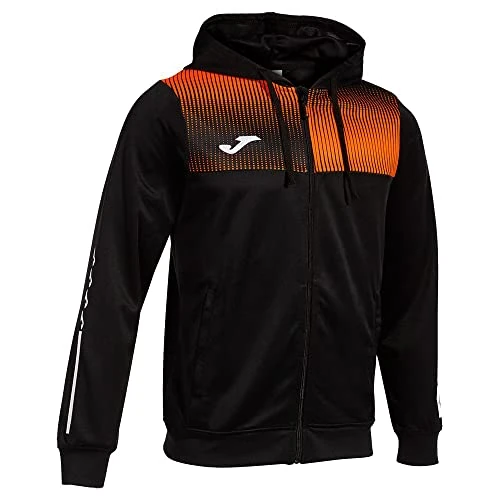 Offerta a tempo: Joma Giacca con cappuccio uomo Eco Supernova nero arancione - 50% da 49.00 € a 24.50 €