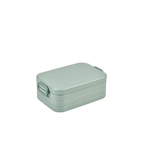 Mepal - Fiambrera Take a Break midi - Lonchera para llevar - Lunch Box para 2 Sandwiches o 4 Rebanadas de pan - Meal Prep - Apto para Lavavajillas - 900 ml - Nordic Sage