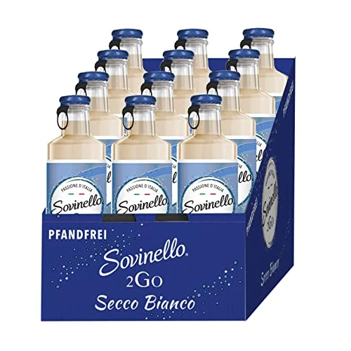 Sovinello 2Go - Secco Bianco Spritz, cocktail pétillant à base de vin blanc italien (12 x 0,275 L)