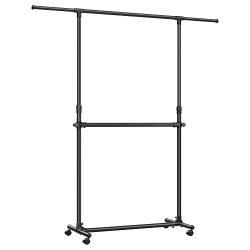 Songmics Wieszak, Metal, Czarny, 101 x 113 x 48.5 cm