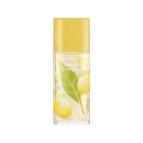 ELIZABETH ARDEN Green Tea Citron Freesia Eau de Toilette, Women (100 ml) | Fragancia fresca con fresia, bergamota y limoncillo para una experiencia de fragancia floral energizante.