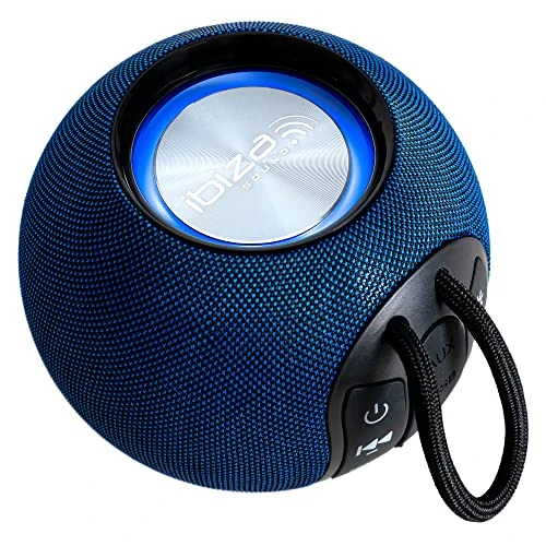 Offre limitée : Ibiza - Boomy - Baffle Rond Portable Bluetooth 360° de 2,5” sur Batterie avec Anneaux Lumineux LED et Fonction TWS - Bleu Nuit de 29.90 € à 28.90 € (3% de remise)