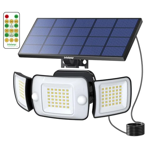 intelamp Lamp op zonne-energie met 3 koplampen YL002-12A-YK-it-parent (apart type 1)