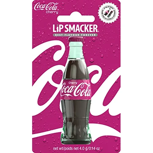 Limitiertes Angebot: Lip Smacker Coca-Cola Flaschen Kollektion, Lippenbalsam mit Kirsch-Cola-Geschmack, feuchtigkeitsspendende und erfrischende Lippenpflege, Einzelblisterpackung Lip Balm von 4.30 EUR auf 4.30 EUR (Spare 0%)