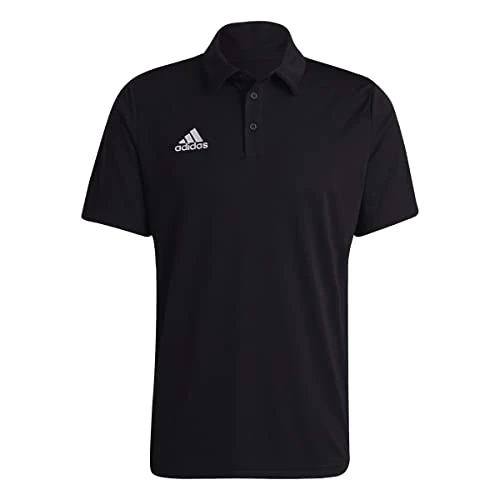 adidas Heren Entrada 22 Polo Shirt, Black, L Extra Tall