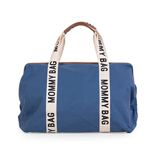 Offerta a tempo: CHILDHOME MAKES MY LITTLE WORLD COMPLETE Mommy Bag, Maternità, da viaggio, Grande capacità, Fasciatoio Tracolla regolabile Tasca isolata,Passaggio valigia, Collezione Signature Indaco, 1.0 Piece - 26% da 109.88 € a 80.95 €