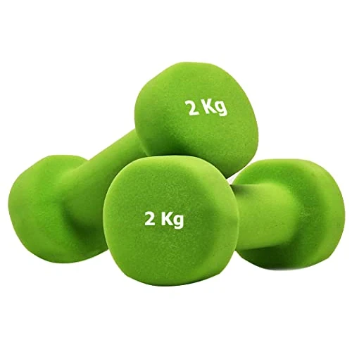 G5 HT SPORT Neopreen halters voor gymnastiek en thuisgymnastiek antislip 0,5 tot 6 kg Koppel of enkel (2 x 2 kg)..