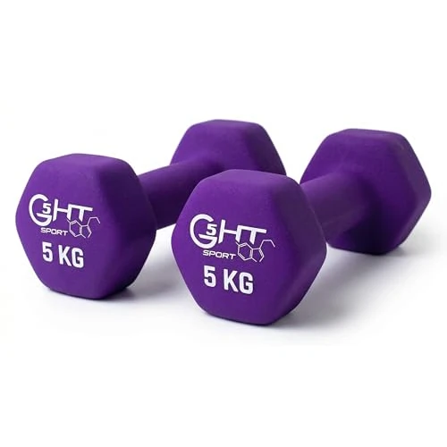 Offerta a tempo: G5 HT SPORT Manubri O Manubrio in Neoprene da Palestra E Home Gym Antiscivolo da 0.5 a 6 kg Coppia O Singolo (2 x 5 kg) - 0.00% da 34.90 € a 34.90 €