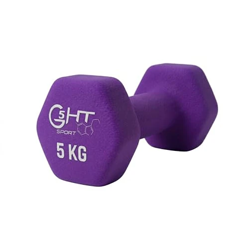 Offerta a tempo: G5 HT SPORT Manubri O Manubrio in Neoprene da Palestra E Home Gym Antiscivolo da 0.5 a 6 kg Coppia O Singolo (1 x 5 kg) - 0.00% da 25.90 € a 25.90 €