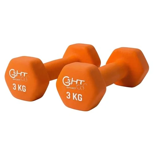 Oferta limitada: G5 HT Sport Mancuernas de Neopreno para Gimnasio y casa Antideslizante de 0,5 a 6 kg par o Individual (2 x 3 kg) de 33.90 € a 29.71 € (ahorro 12%)