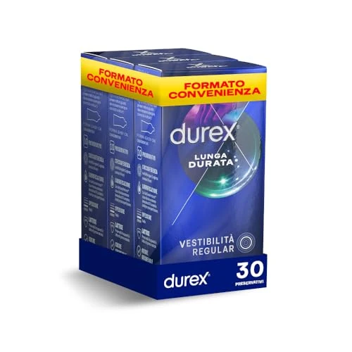 Offerta a tempo: Durex Preservativi Lunga Durata, Preservativi Ritardanti per Lui — 34% da 27,99 € a 18,60 €