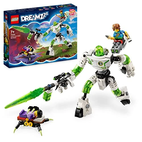 Offre limitée : LEGO 71454 DREAMZzz Mateo et Z-Blob Le Robot, Jouet avec Grande Figurine Robot et Minifigurines Jayden et Mateo, Jeu d'Aventure Imaginatif Basé sur la Série TV, pour Enfants 7 Ans de 20.95 EUR à 17.60 EUR (remise 16%)