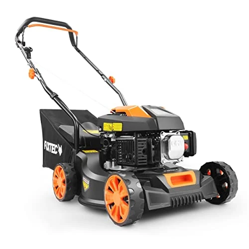 Offerta a tempo: FUXTEC Tagliaerba a scoppio FX-RM4180 • 41 cm • cassetta erba 45 L | Tosaerba a benzina leggero • compatto • maneggevole • larghezza di taglio 41 cm • cassetta per erba 45 L - 12% da 149.00 € a 130.90 €