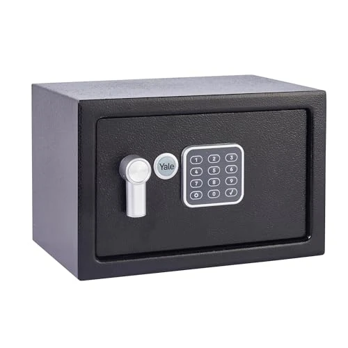 Offerta a tempo: YALE Cassaforte Elettronica con Allarme Piccola YEC/200/DB2 Nero — 15% da 79,99 € a 68,25 €