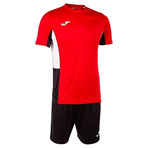 Joma Set Donau II Rood Zwart Wit
