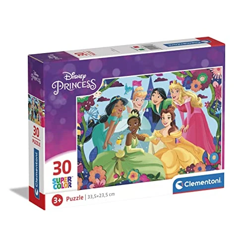 Offerta a tempo: Clementoni - 20276 - Supercolor Puzzle - Disney Princess - 30 Pezzi - Puzzle Bambini 3 Anni, Puzzle Cartoni Animati - Made In Italy - 18% da 11.54 € a 9.52 €