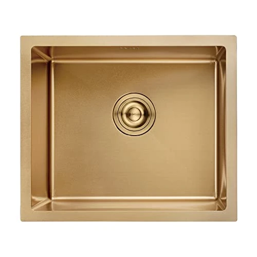 Offerta a tempo: Ibergrif M85043G Lavello Cucina in Acciaio Inox 50x43 cm, Installazione a Sopratop — 8% da 129,99 € a 119,99 €