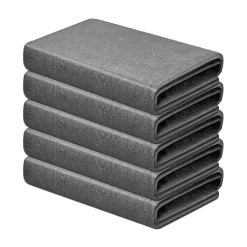 Zeitlich begrenztes Angebot: Vicloon Verdicktes magisches Reinigungstuch, 5 Stück 30x30cm Wiederverwendbare Mikrofaser Magisches Reinigungstuch Verdickt, Streifenfreies Wundertuch Für Geschirrtücher,Staub Lappen,Autos von 5.99 € auf 5.99 € (0.00% Rabatt)