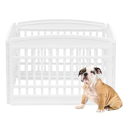 Oferta limitada: Iris Ohyama Parque para Perros con 4 Paneles, H60cm, Blanco, Jaula Gatos, Vallas, Corralito, para para Interiores, Exteriores, Conejo, Cercado, Corral Perro, Mascotas, rejas, CI-604E Panel de 54.99 € a 54.99 € (ahorro 0.00%)