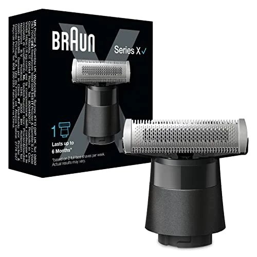 Offerta a tempo: Braun Ricambio Lama Barba, Regolabarba Uomo E Rasoio Elettrico Barba E Capelli, Testina Flessibile Con Lama 4D A Due Direzioni, Compatibile Con Tutti I Braun Series X, XT20 — 23% da 12,98 € a 9,99 €
