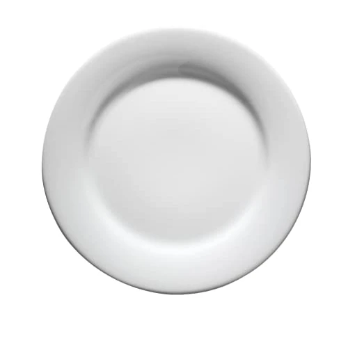 Offerta a tempo: METRO Professional Piatto piano Caterer, porcellana di alta qualità, Ø 24 cm, 6 unità, resiste a temperature fino a 220°C, lavabile in lavastoviglie, bianco, ideale per gastronomia - 13% da 28.22 € a 24.52 €