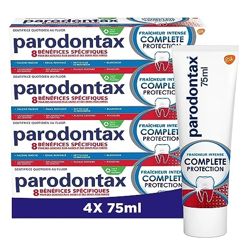 Offerta a tempo: PARODONTAX Complete Protection Extra Fresh - Confezione da 4 x 75 ml - 33% da 26.25 € a 17.58 €