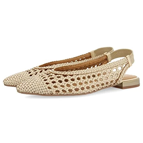 Offre limitée : BALLERINES TRESSÉES EN CUIR DE COULEUR OFF-WHITE POUR FEMME GUATAVITA de 89.95 € à 60.85 € (32% de remise)