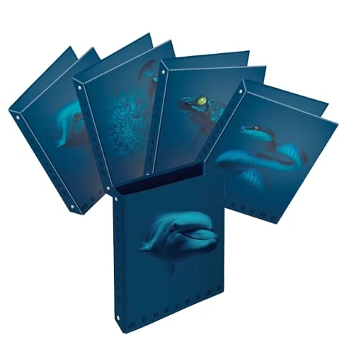 Limited offer: Ring Binder Monochrome Blue for 27 x 32 cm Pack of 5 from 15.50 EUR to 15.50 EUR (save 0%)