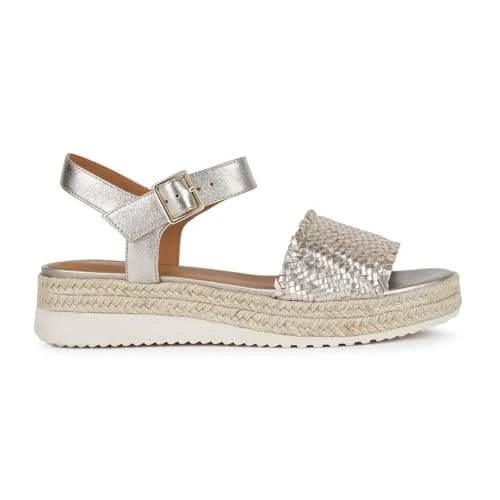 Offerta a tempo: Geox D EOLIE F, Sandali con Zeppa Donna, Bronzo, 37 EU - 40% da 119.90 € a 71.80 €