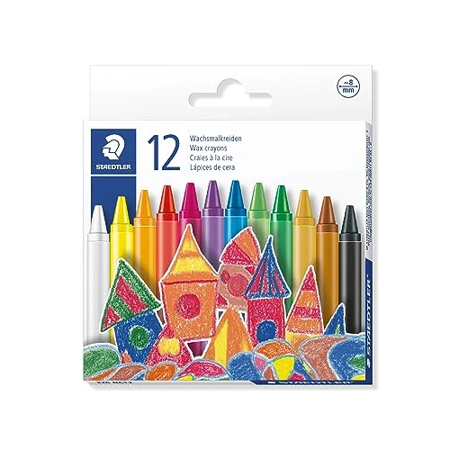 Offre limitée : STAEDTLER - Noris 220 - Etui Carton 12 Craies À la Cire Assorties - Diam. 8 mm - 220 08 C12 de 5.22 EUR à 5.22 EUR (remise 0%)