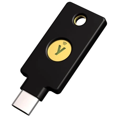 Tijdelijke aanbieding: Yubico - Security Key C NFC - Zwart - Beveiligingssleutel voor tweefactorauthenticatie (2FA), verbinding maken via USB-C of NFC, FIDO U2F-/FIDO2-gecertificeerd van 35.09 € naar 35.09 € (0.00% korting)