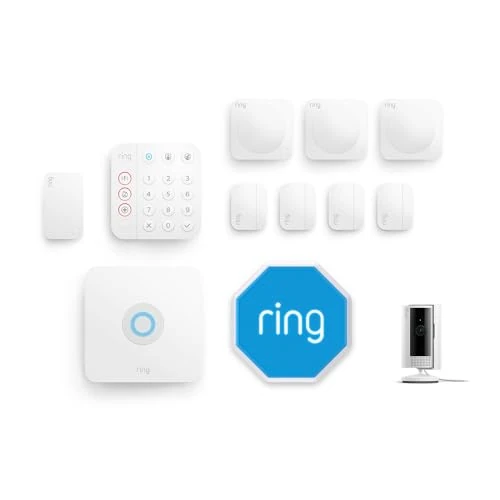 Offerta a tempo: Kit Ring Alarm L + videocamera interna (Indoor Camera 2ª gen) con sirena per esterno | Sistema per la sicurezza della tua casa, monitoraggio assistito opzionale - Allarme senza vincoli di lunga durata - 38% da 514.05 € a 319.99 €