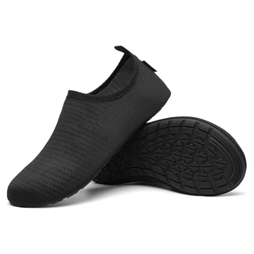SAGUARO Bathing Shoes, Swimming Shoes, Water Shoes, Quick-Drying, Non-Slip, Lightweight Water Sports Shoes for Men and Women, Size 36-47, Night, 8/8.5 UK