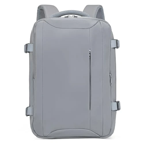 Torba kabinowa 45 x 36 x 20 cm, na nowy Easyjet, torby na bagaż podręczny, plecak podróżny, rozmiar kabiny, do samolotu, 30 l, torba na bagaż podręczny, wodoodporna, plecaki na laptopa, Szary,