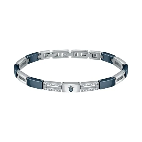 Ceramic herenarmband van staal, keramiek - JM223ATZ21, Eén maat, Gelegeerd staal, Geen edelsteen