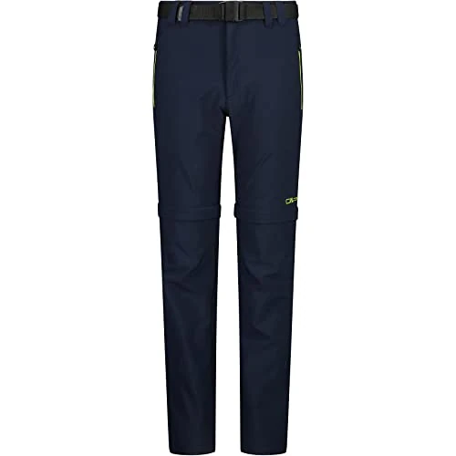 Offerta a tempo: CMP Pantaloni Zip off Elasticizzati da Bambini, B.Blue-Limegreen, 140 - 20% da 35.95 € a 28.89 €