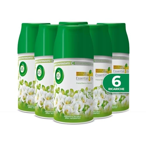 Offerta a tempo: Airwick Freshmatic Ricariche Fresia Bianca e Gelsomino, Profumatore per Ambiente — 37% da 26,94 € a 16,99 €
