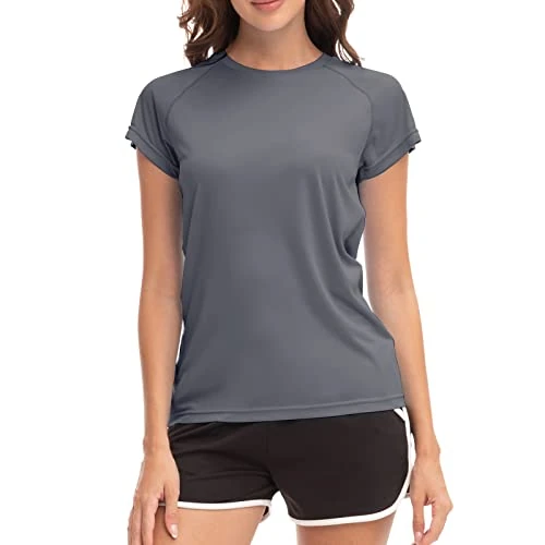 Oferta limitada: MEETWEE Rash Guard Mujer UPF 50+ Sudadera de Natación y Surf con Protección UV,Manga Larga/Corta,para Deportes Acuáticos de 26.99 € a 23.86 € (ahorro 12%)