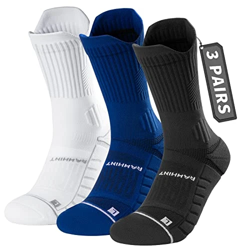 Oferta limitada: Rahhint Coolmax Compresión Calcetines Running Hombre, Deporte Anti-Ampollas, Amortiguación Respirable, Soporte del Arco (Tallas 35-51, 3 Pares)​ de 29.85 € a 22.49 € (ahorro 25%)