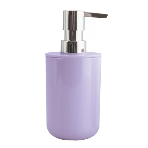 Offerta a tempo: MSV - Dispenser di Sapone INAGUA - Compatibile con Gli Accessori Inagua - Dimensioni Standard - Ø 7 x 18 cm - Colore Lavanda - Materiale PS Resistente - Ideale per Il Bagno - 0.00% da 10.54 € a 10.54 €