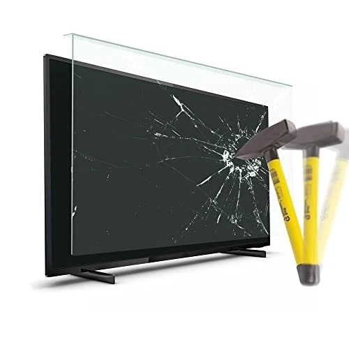 Offerta a tempo: VENTON Salvaschermo per Televisori 127 (50 Pollici) - Sospeso e Fisso - Protezione Anti Danno - Pellicola per LCD, LED, OLED 4K e QLED HDTV - Proteggi Schermo - 12% da 105.34 € a 92.74 €
