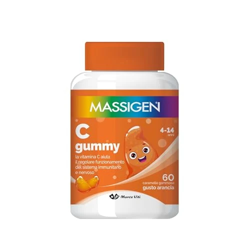 Offerta a tempo: Massigen - 60 Caramelle con Vitamina C — 37% da 9,90 € a 6,23 €