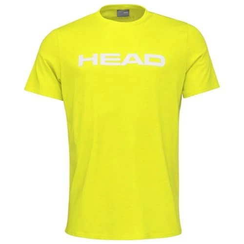 HEAD Men's Club Basic T-Shirt (Pack of 1) Yellow